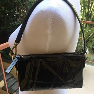 MaxMara Black Patent Leather Purse